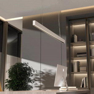 Lampa wisząca podłużna Sigi LED 3000K 36W 3932lm 120cm biała Yaskr 2