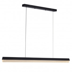 Lampa wisząca podłużna z kryształkami Anabella LED 120cm czarna  Step Into Design
