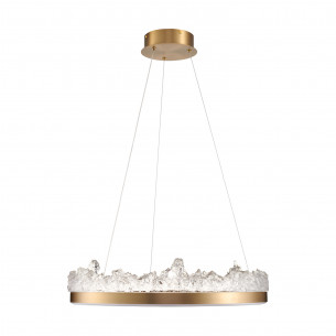Lampa wisząca kryształowa okrągła Montana LED 60cm złota Step Into Design
