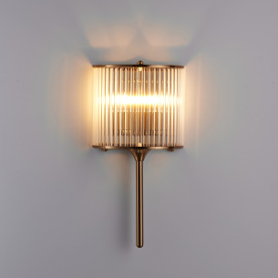 Kinkiet hampton dekoracyjny Sergio 40cm złoty Step Into Design