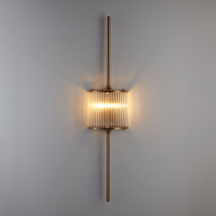 Kinkiet hampton dekoracyjny Sergio 90cm złoty Step Into Design