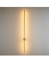 Kinkiet pionowy minimalistyczny Sparo LED 100cm złoty połysk Step Into Design