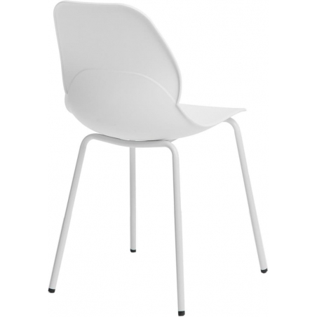 Layer IV white polypropylene chair Simplet