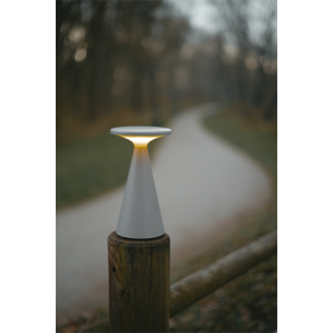 Lampa zewnętrzna stołowa Funghi LED 2700K szara MaxLight