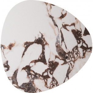 Kinkiet dekoracyjny marmurowy Marbles LED 30cm biały kamień MaxLight