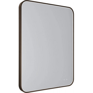 Lustro podświetlane z regulacją barwy światła Mirror LED 76x91cm miedziane MaxLight