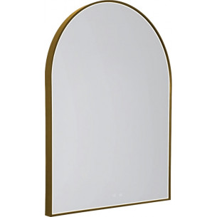 Lustro podświetlane z regulacją barwy światła Mirror LED 90x70cm złote MaxLight