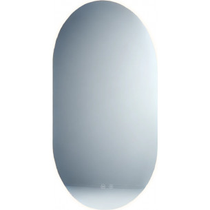 Lustro owalne bezramkowe z regulacją barwy światła Mirror LED 100x60cm MaxLight