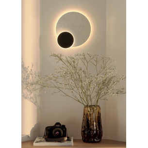 Kinkiet okrągły z trawertynu Travertino LED 3000K 28x25cm MaxLight