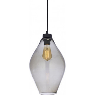 Tulon 24 graphite glass pendant lamp TK Lighting