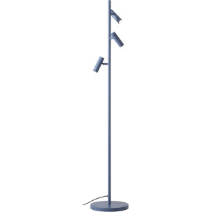 Lampa podłogowa z reflektorkami Trevo III niebieska Aldex