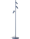 Lampa podłogowa z reflektorkami Trevo III niebieska Aldex