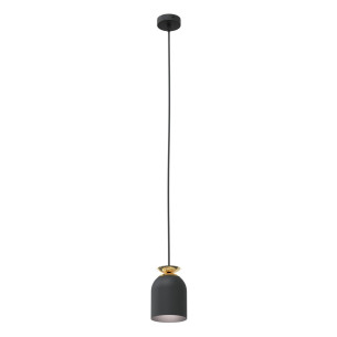Lampa wisząca Target 11cm czarno-złota Emibig