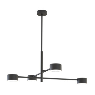 Lampa sufitowa 4 punktowa Natsu IV 64cm czarna Emibig