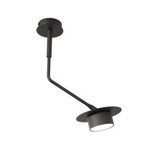 Lampa sufitowa na wysięgniku Mizu czarna Emibig