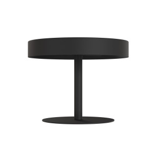Lampa stołowa z płaskim kloszem Nemo 20cm H16cm czarna Emibig