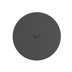 Kinkiet okrągły metalowy Nemo 20cm czarny Emibig