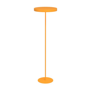 Lampa podłogowa z płaskim kloszem Nemo 40cm H135cm pomarańczowa Emibig