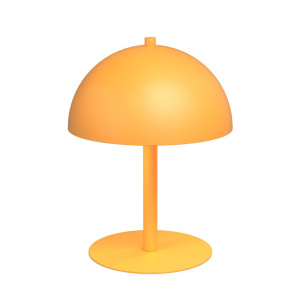 Lampa stołowa grzybek Mogu 18cm H24cm pomarańczowa Emibig