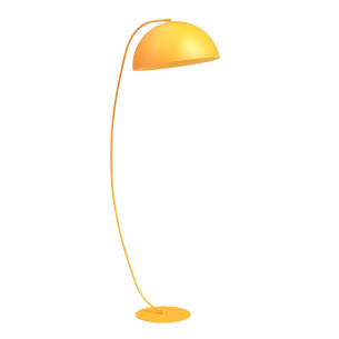 Lampa podłogowa łukowa Arcos 60cm H150cm pomarańczowa Emibig
