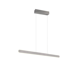 Lampa wisząca podłużna z regulacją światła Helios LED 100cm szczotkowane aluminium Trio