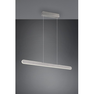 Lampa wisząca podłużna z regulacją światła Helios LED 100cm szczotkowane aluminium Trio 2