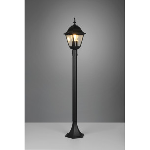 Latarnia ogrodowa zewnętrzna retro Livenza 100cm czarny mat Trio