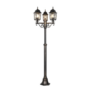 Lampa zewnętrzna latarnia Volturno 200cm rdzawy antyczny Trio
