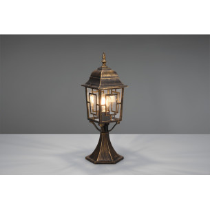 Lampa zewnętrzna latarnia Volturno 47,5cm rdzawy antyczny Trio