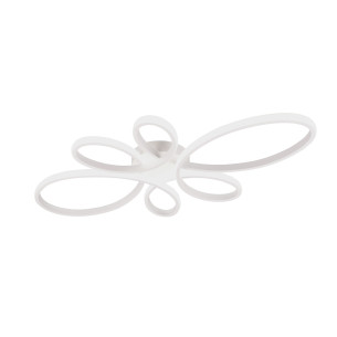Plafon nowoczesny Fly LED 4000K 83cm biały Trio