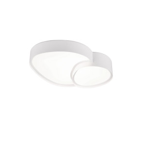 Plafon z pilotem nowoczesny Rise LED 43,5x36cm biały Trio