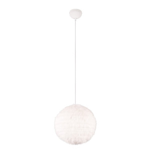 Lampa wisząca futrzana kula Furry 35cm piaskowa Reality