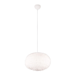Lampa wisząca futrzana kula Furry 50cm piaskowa Reality
