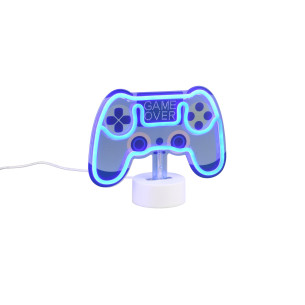 Lampa dla dzieci w kształcie pada Control LED niebieska Reality