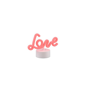 Lampa dla dzieci na biurko Amor LED czerwona Reality