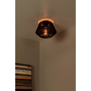 Plafon sznurkowy Jessica 30cm czarny Lucide