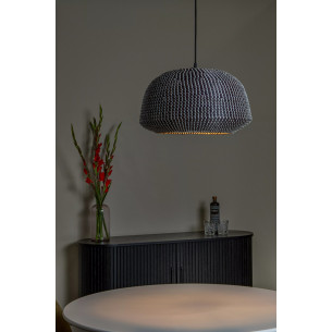 Lampa wisząca trawa morska Maduka 47cm czarna Lucide