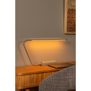 Lampa nowoczesna na biurko ze ściemniaczem Madison LED taupe Lucide