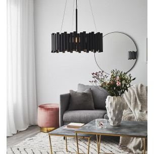 Level 52 black round pendant lamp Markslojd