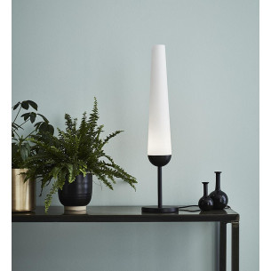 Bern black glass table lamp Markslojd