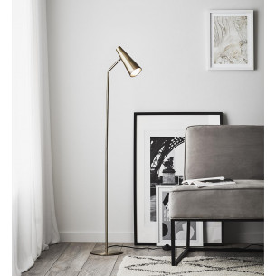 Peak old brass floor lamp Markslojd