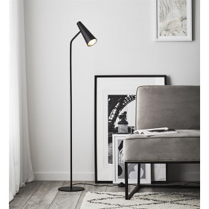 Peak black industrial floor lamp Markslojd