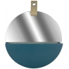 Rangement blue round hanging mirror Intesi