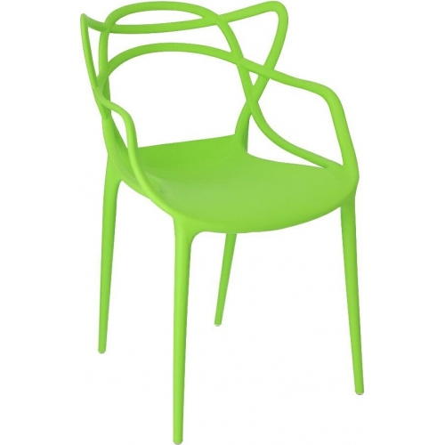 Designerskie Krzesło ażurowe Lexi zielone D2.Design do jadalni i salonu.