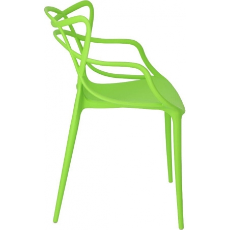 Lexi green openwork modern chair D2.Design