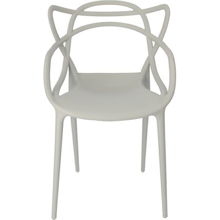Lexi grey openwork modern chair D2.Design