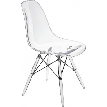 P016 plastic transparent chair D2.Design