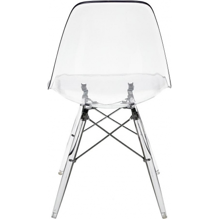 Designerskie Krzesło przezroczyste z tworzywa P016 D2.Design do jadalni, kuchni i salonu.