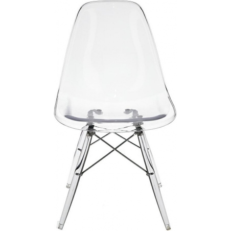 Designerskie Krzesło przezroczyste z tworzywa P016 D2.Design do jadalni, kuchni i salonu.