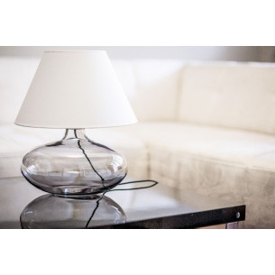 Stockholm Black white glass table lamp 4Concepts